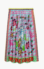 Me369 ELIZABETH PRINTED MIDI SKIRT at Romi Boutique