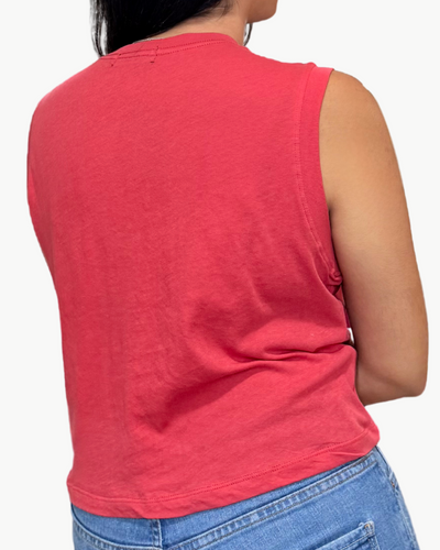 49ERS FIELD GOAL TANK IN LICORICE - Romi Boutique