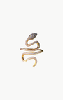 Native Gem ENCHANTED SNAKE RING IN GOLD at Romi Boutique