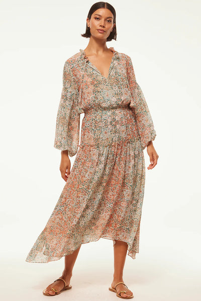 TASIA DRESS IN OMBRE TAPESTRY - Romi Boutique