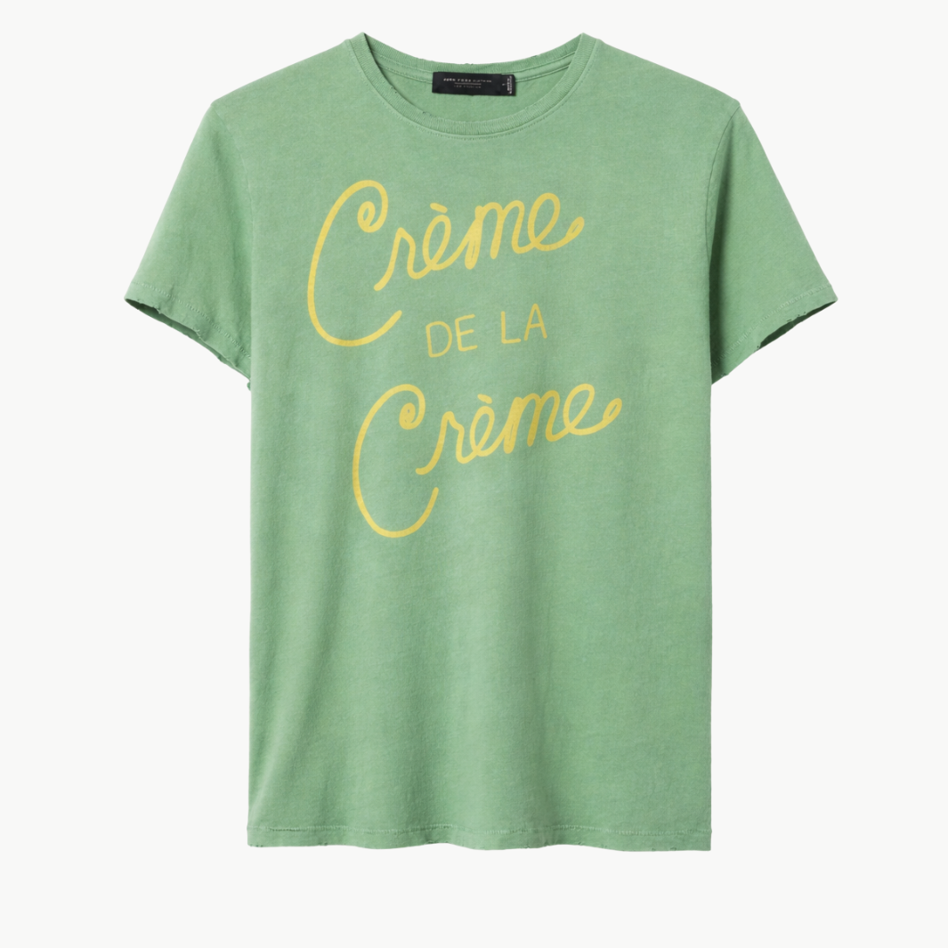 Junk Food CREME DE LA CREME TEE at Romi Boutique