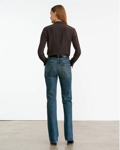 SIMONE SHIRT IN CHOCOLATE BROWN