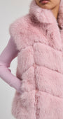 Generation Love Rosario Faux Fur Vest at Romi Boutique