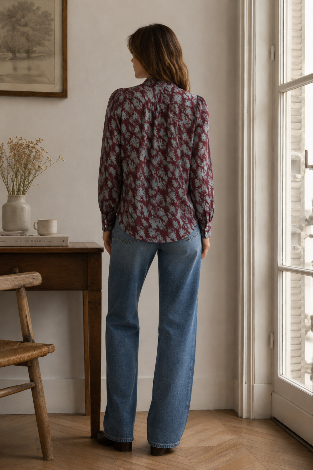 Artemis Sage Feather Shirt