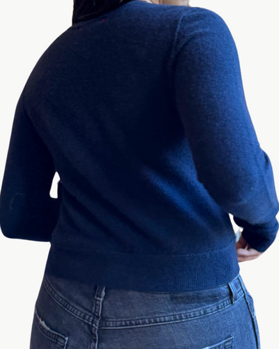 MINI ROYAL CARDIGAN IN NAUTICAL