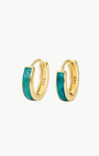 Romi Az Turquoise Hoops at Romi Boutique