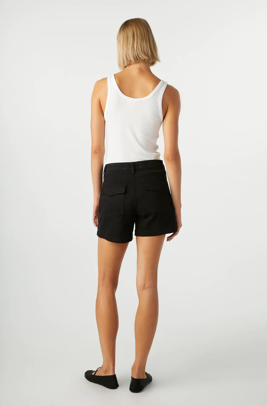 EASY ARMY SHORT IN BLACK - Romi Boutique
