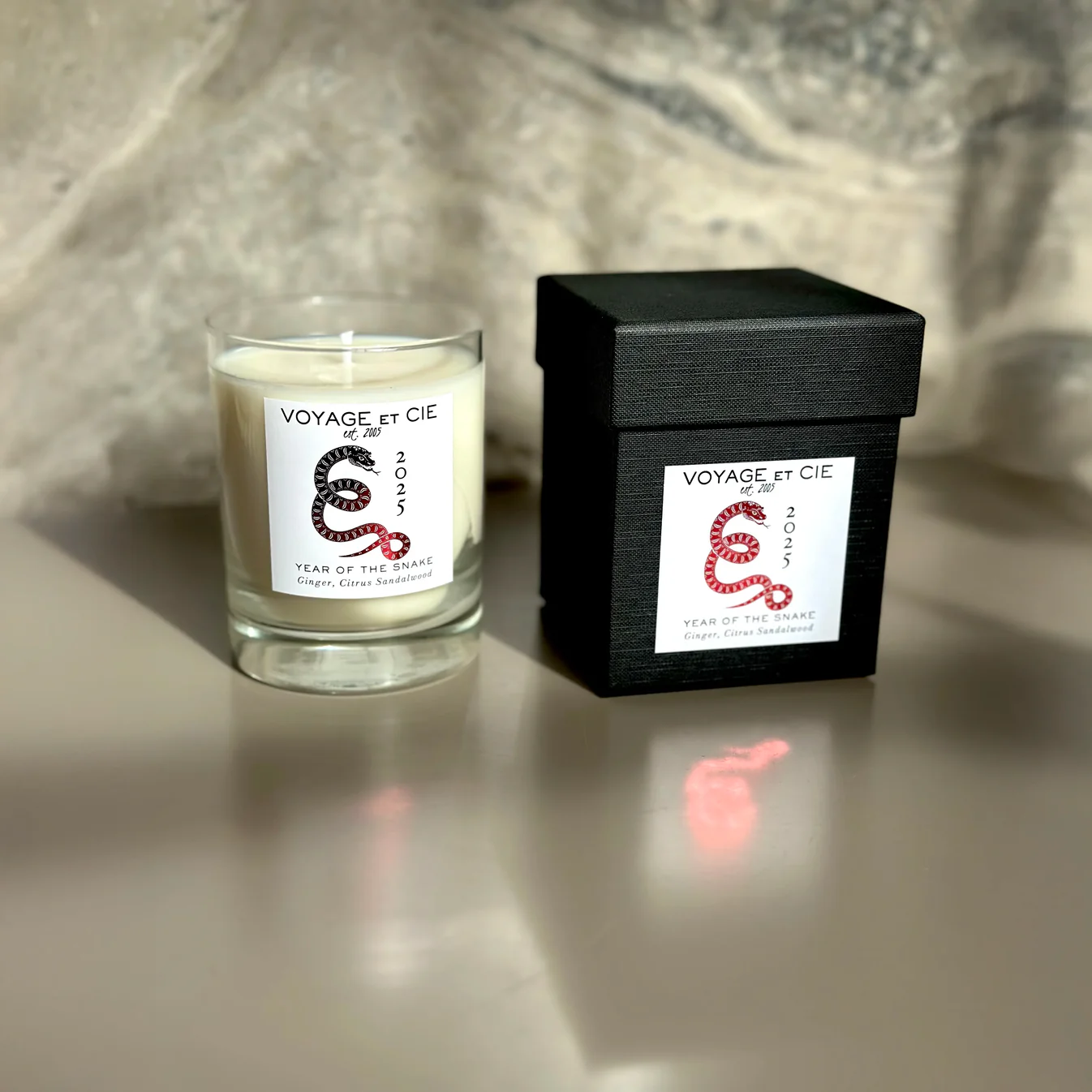 Voyage et Cie CANDLE IN YEAR OF THE SNAKE at Romi Boutique