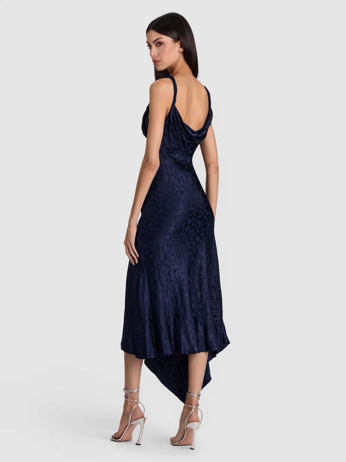Monique Twist Strap Midi Dress