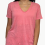 Hartford TORAMA KNIT T-SHIRT IN HIBISCUS at Romi Boutique
