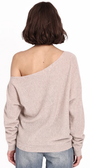 Minnie Rose CASHMERE OFF THE SHOULDER TOP at Romi Boutique