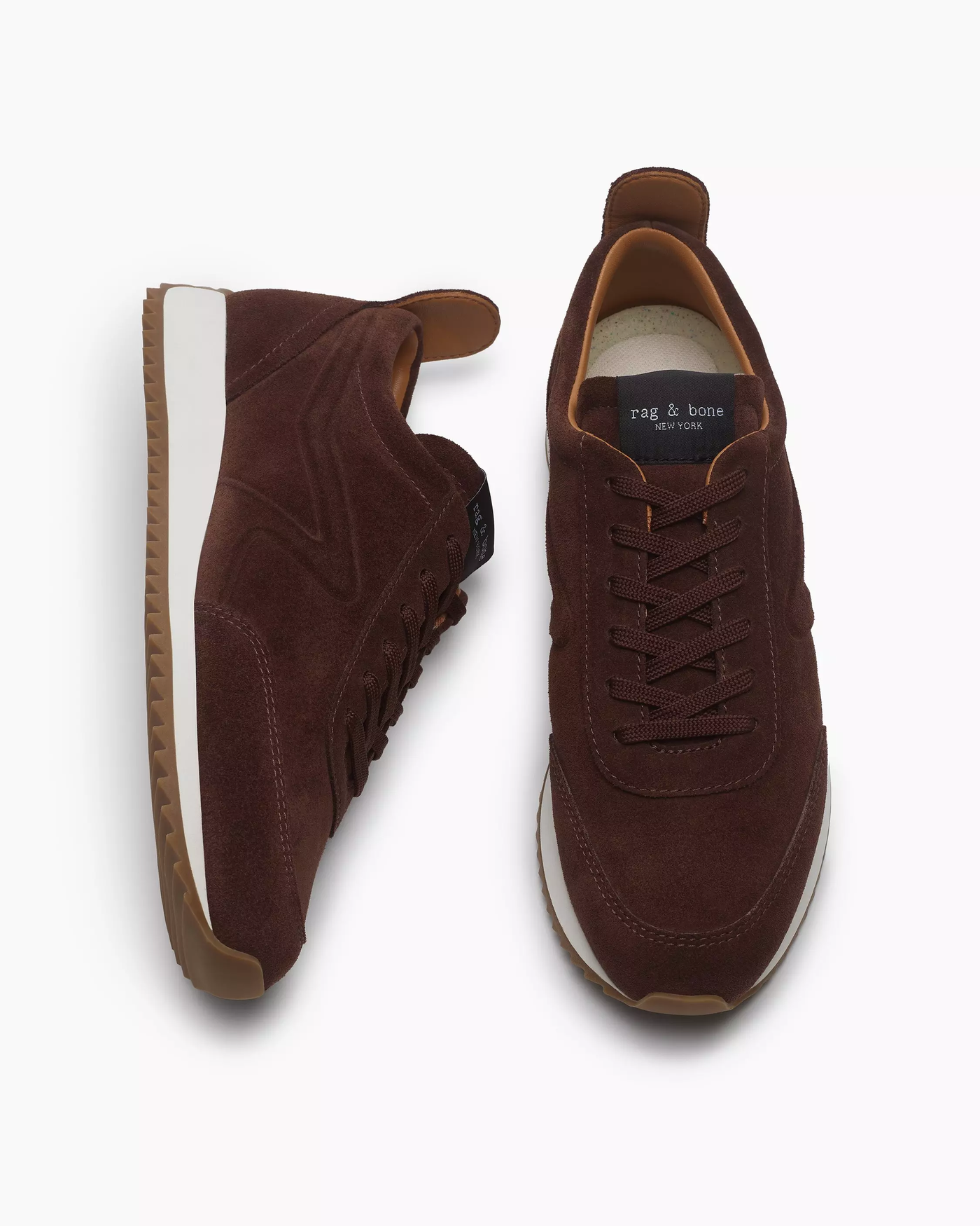 RETRO RUNNER SNEAKERS IN MOCHA SUEDE - Romi Boutique