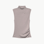 Button Turtleneck Tank