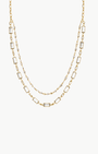 Romi Glass Pearl Double Strand Necklace at Romi Boutique