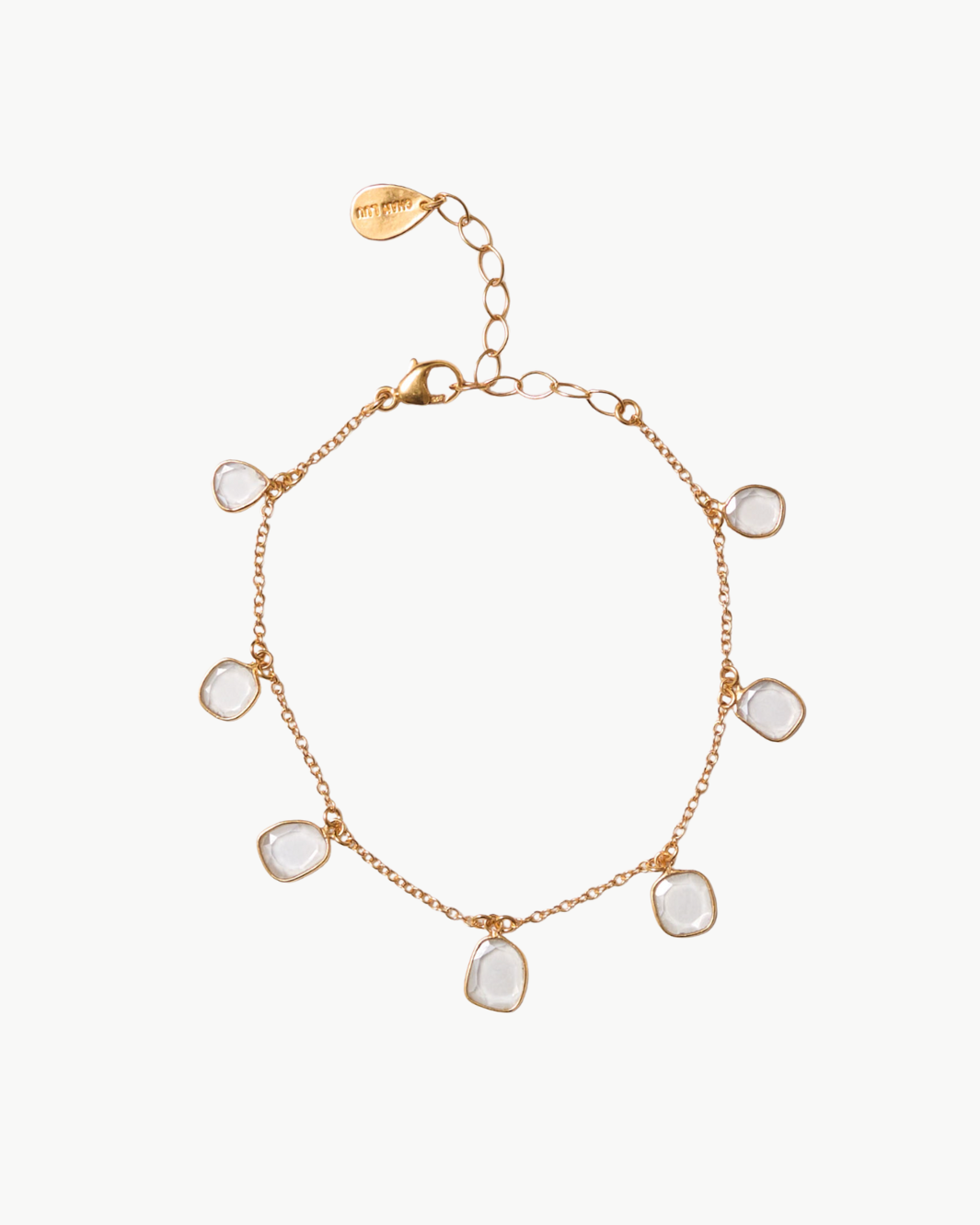 DANGLE BRACELET IN YELLOW GOLD - Romi Boutique