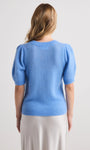 W.Cashmere Aria Short Sleeves Sweater at Romi Boutique
