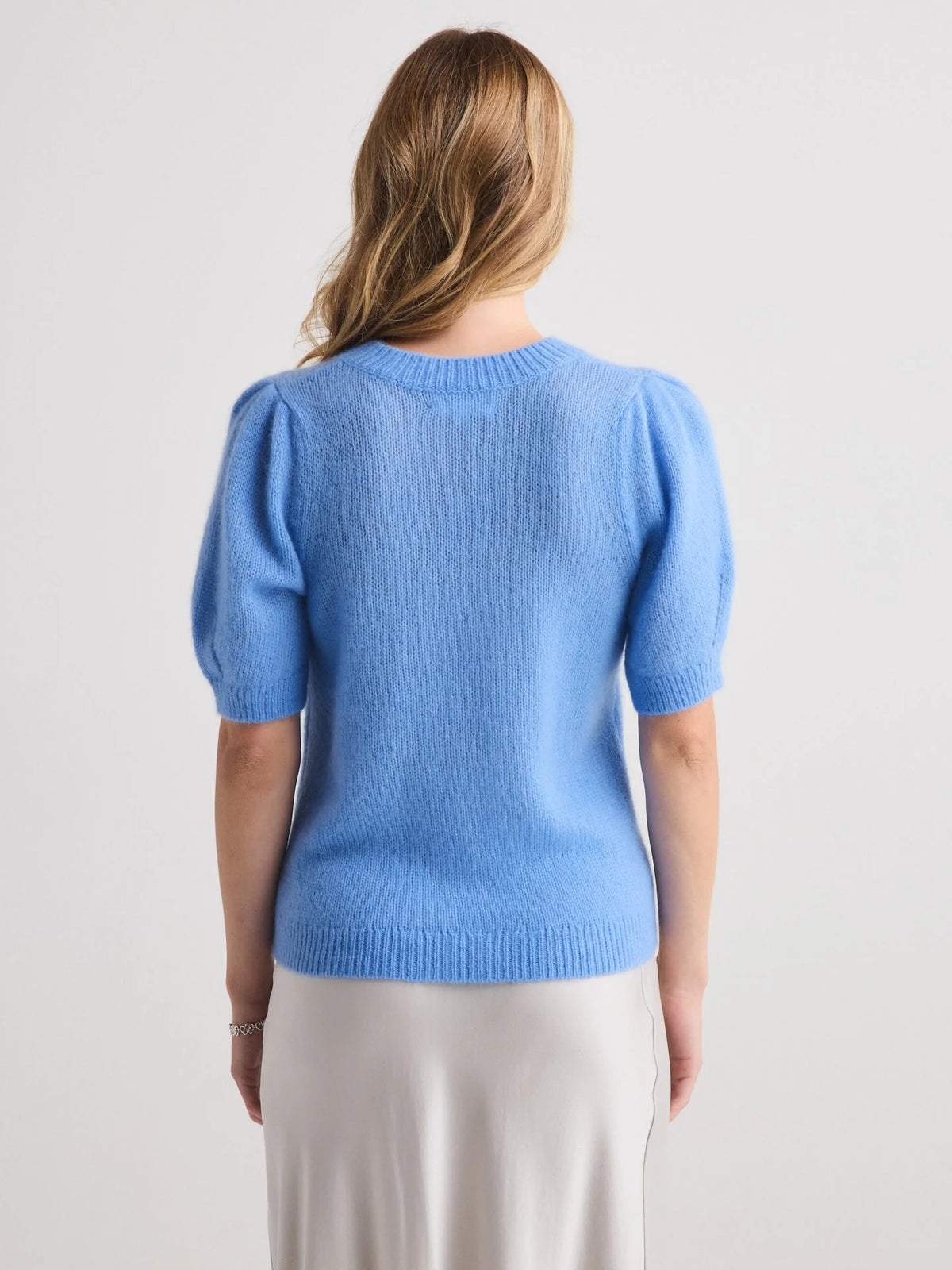 W.Cashmere Aria Short Sleeves Sweater at Romi Boutique