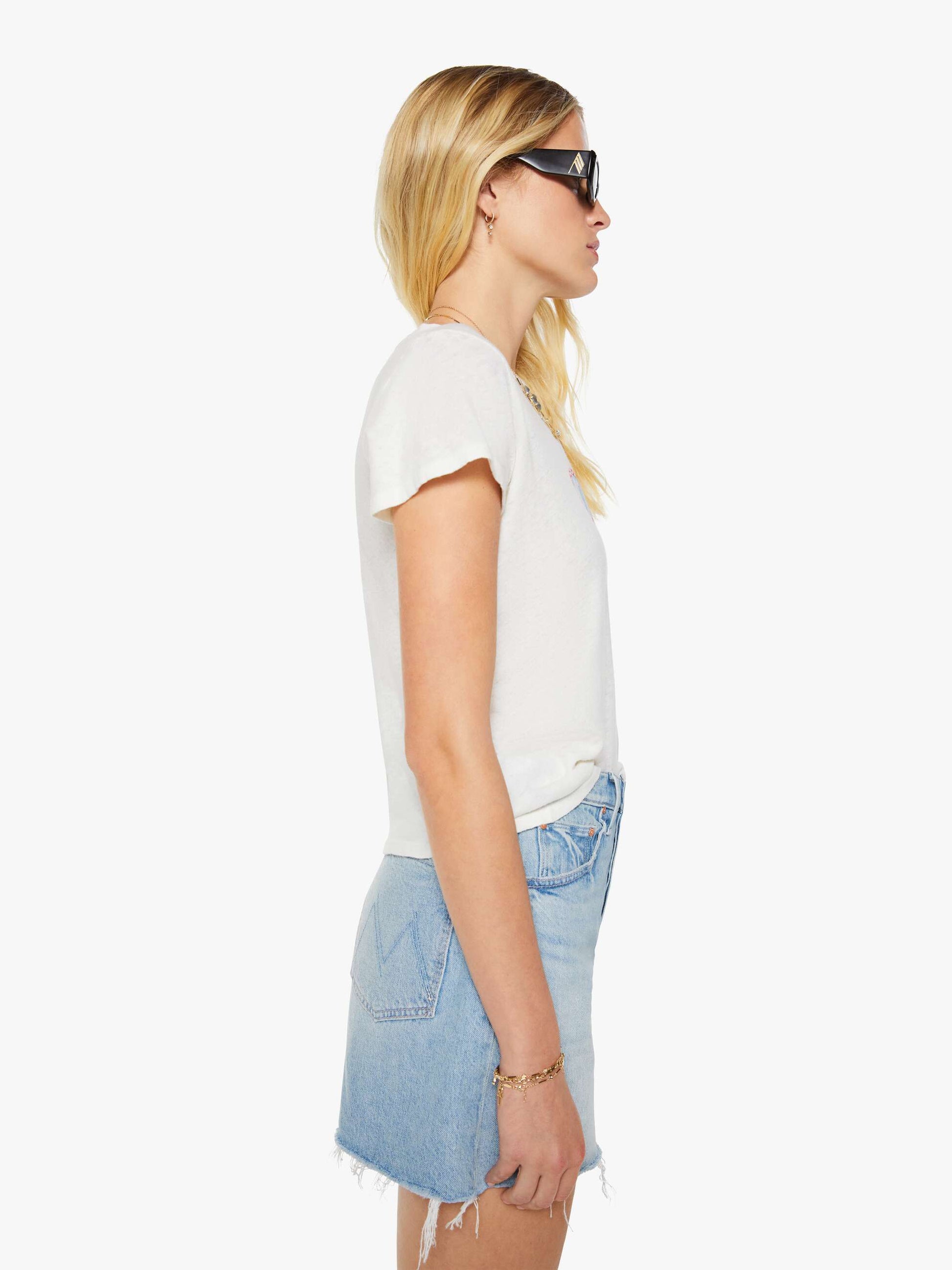 Mother The Lil Sinful Tee at Romi Boutique