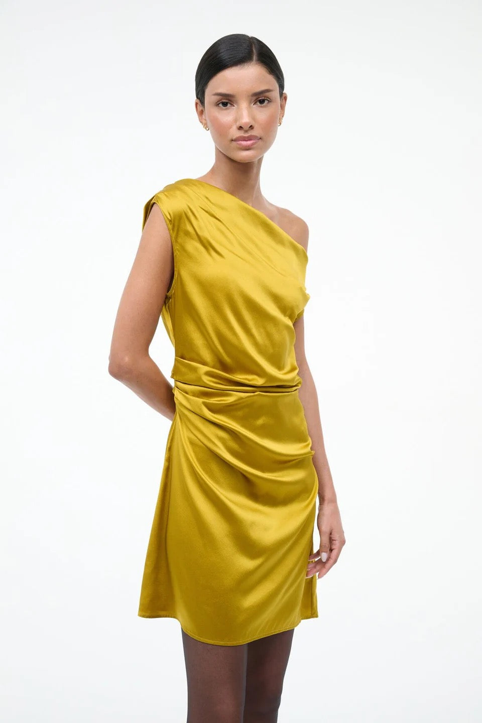 MINI PHARE DRESS IN TURMERIC