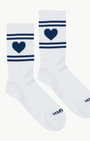 SPRWMN HEART LOGO CREW SOCKS at Romi Boutique