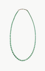 MARIT RAE OVAL LINK NECKLACE IN FOREST GREEN