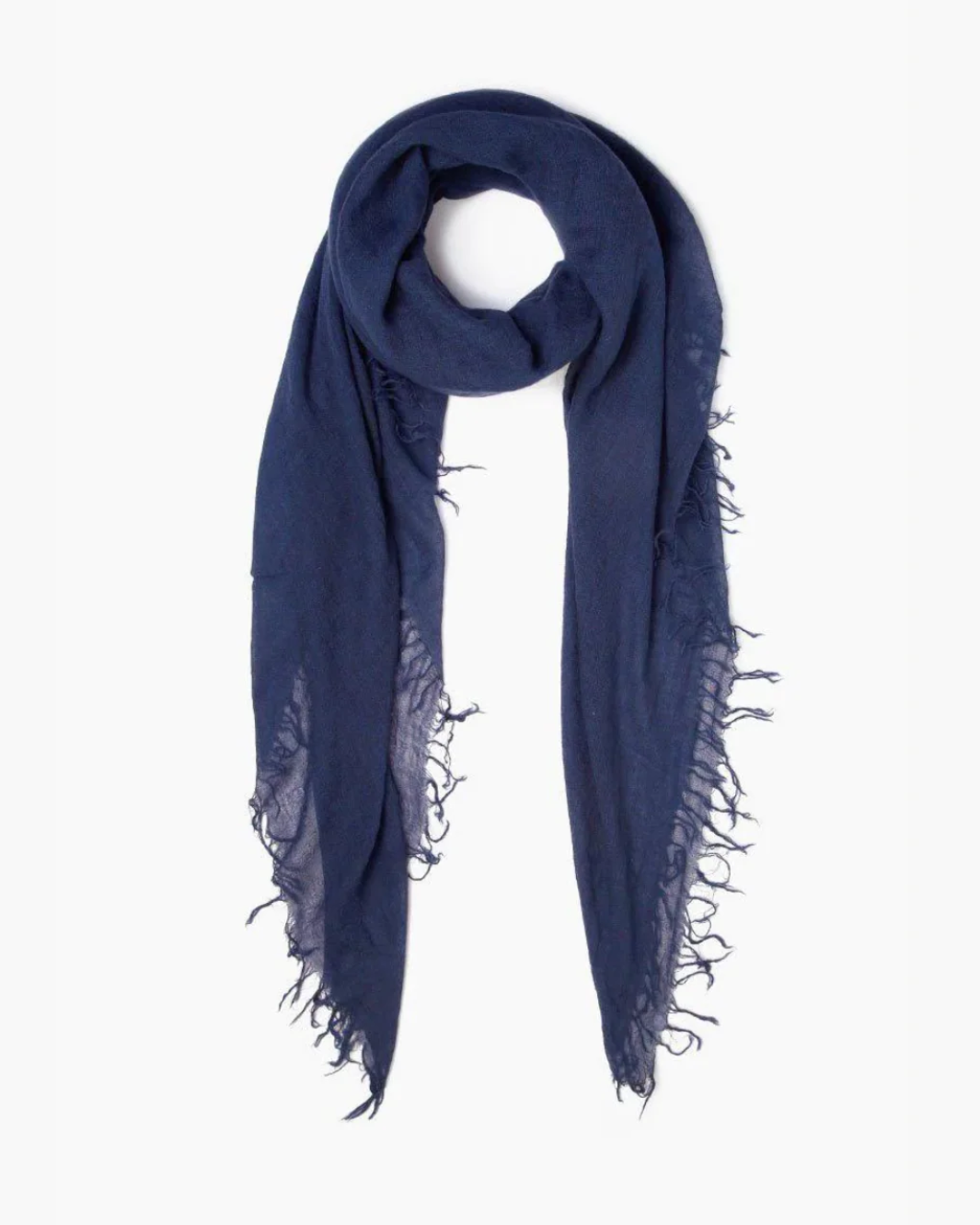 Chan Luu MEDIEVAL BLUE CASHMERE AND SILK SCARF at Romi Boutique