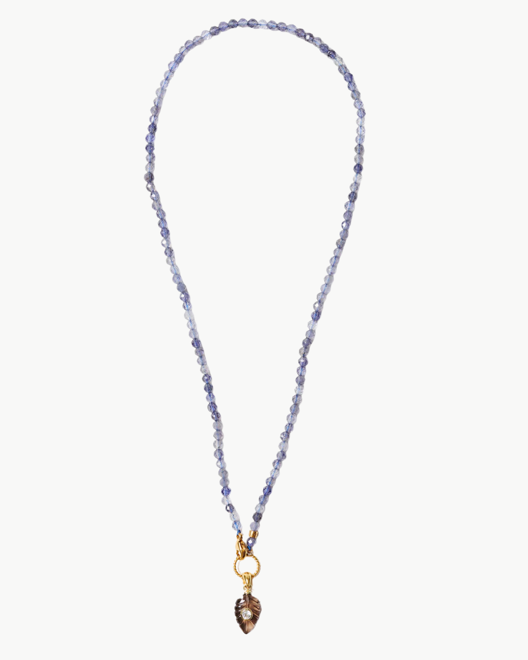 Chan Luu Fern Beaded Pendant Necklace at Romi Boutique