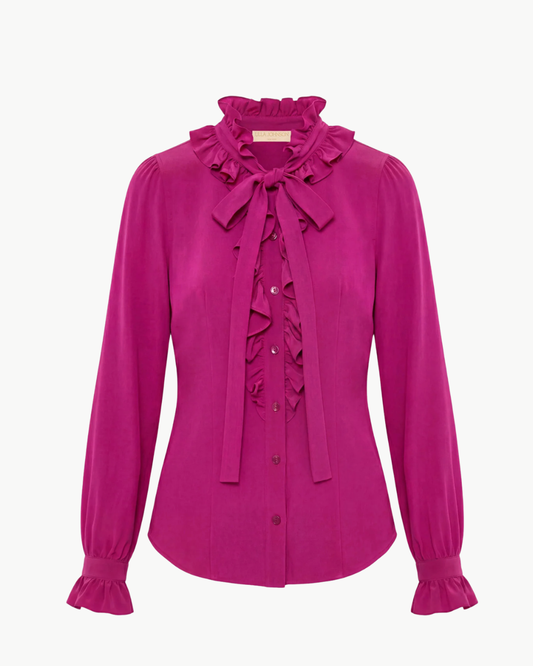 Catroux Long Sleeve Silk Blouse