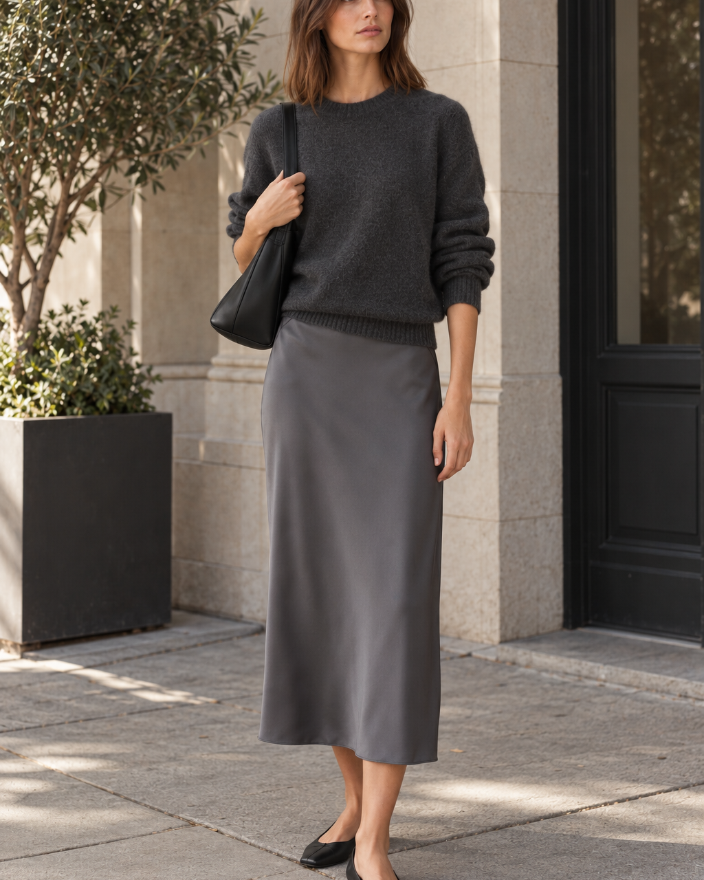 Lisa Yang Midi Skirt at Romi Boutique