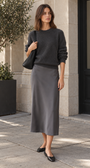 Lisa Yang Midi Skirt at Romi Boutique
