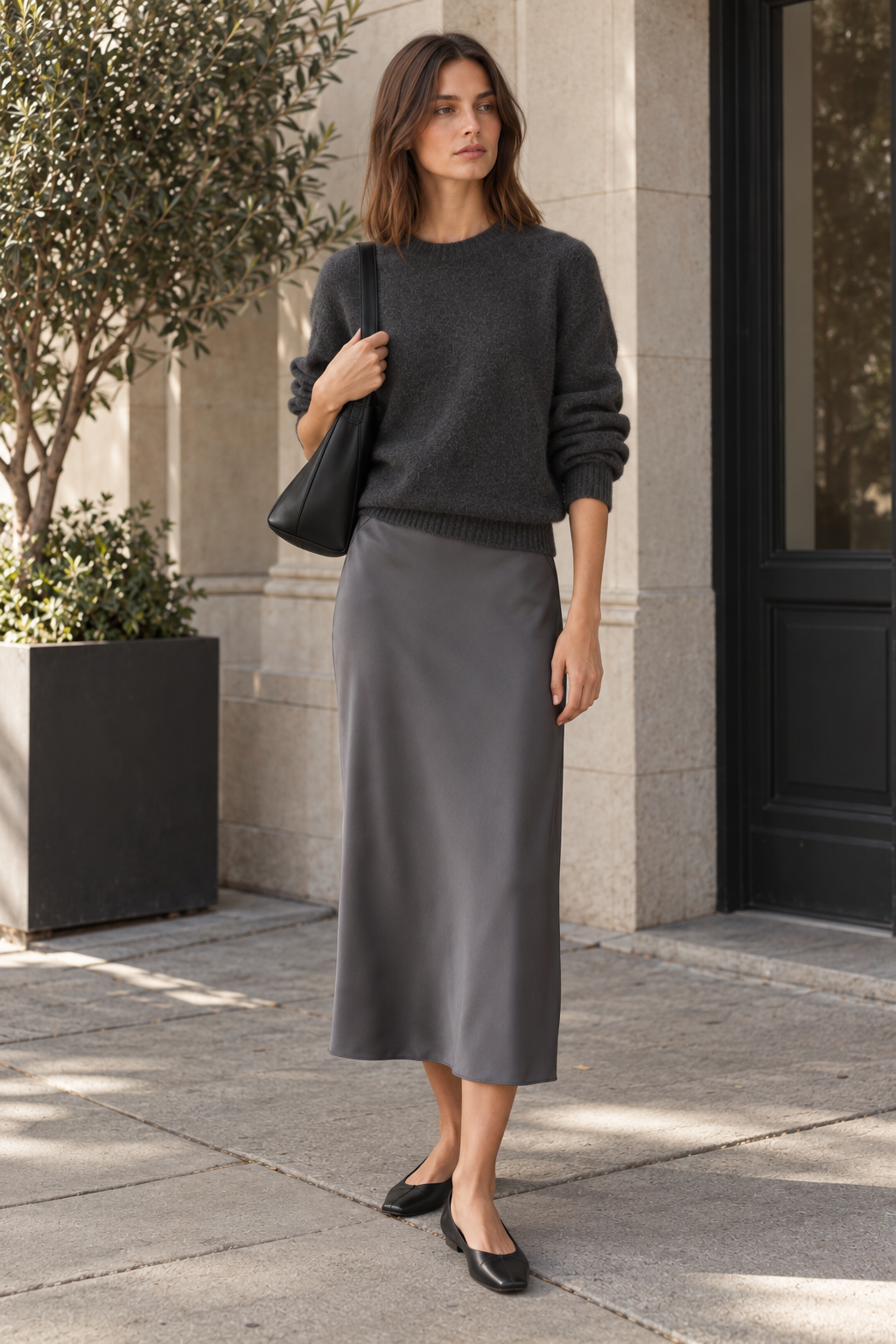 Lisa Yang Midi Skirt at Romi Boutique