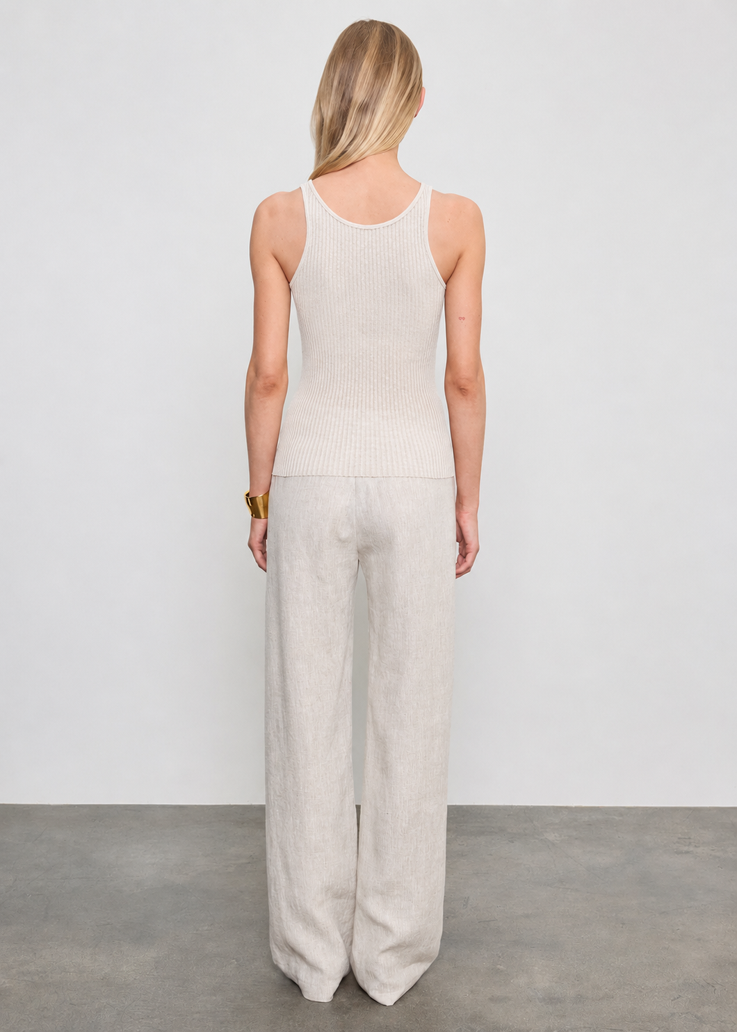 Military Rib Crop Tank