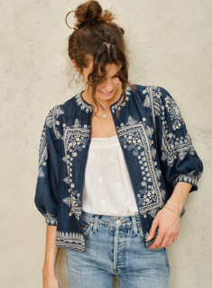 EDEN JACKET IN INDIGO