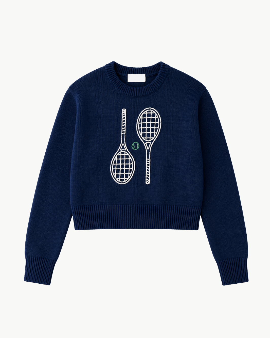 Cashmere Tennis Embroidered Sweatshirt