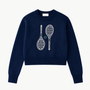 Cashmere Tennis Embroidered Sweatshirt