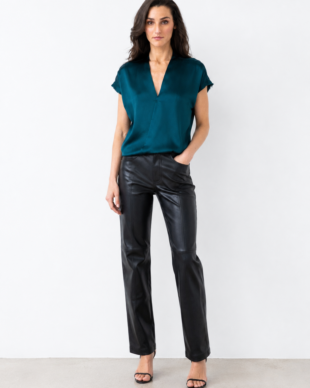 Go Silk Go Wrapper's Delight Top at Romi Boutique