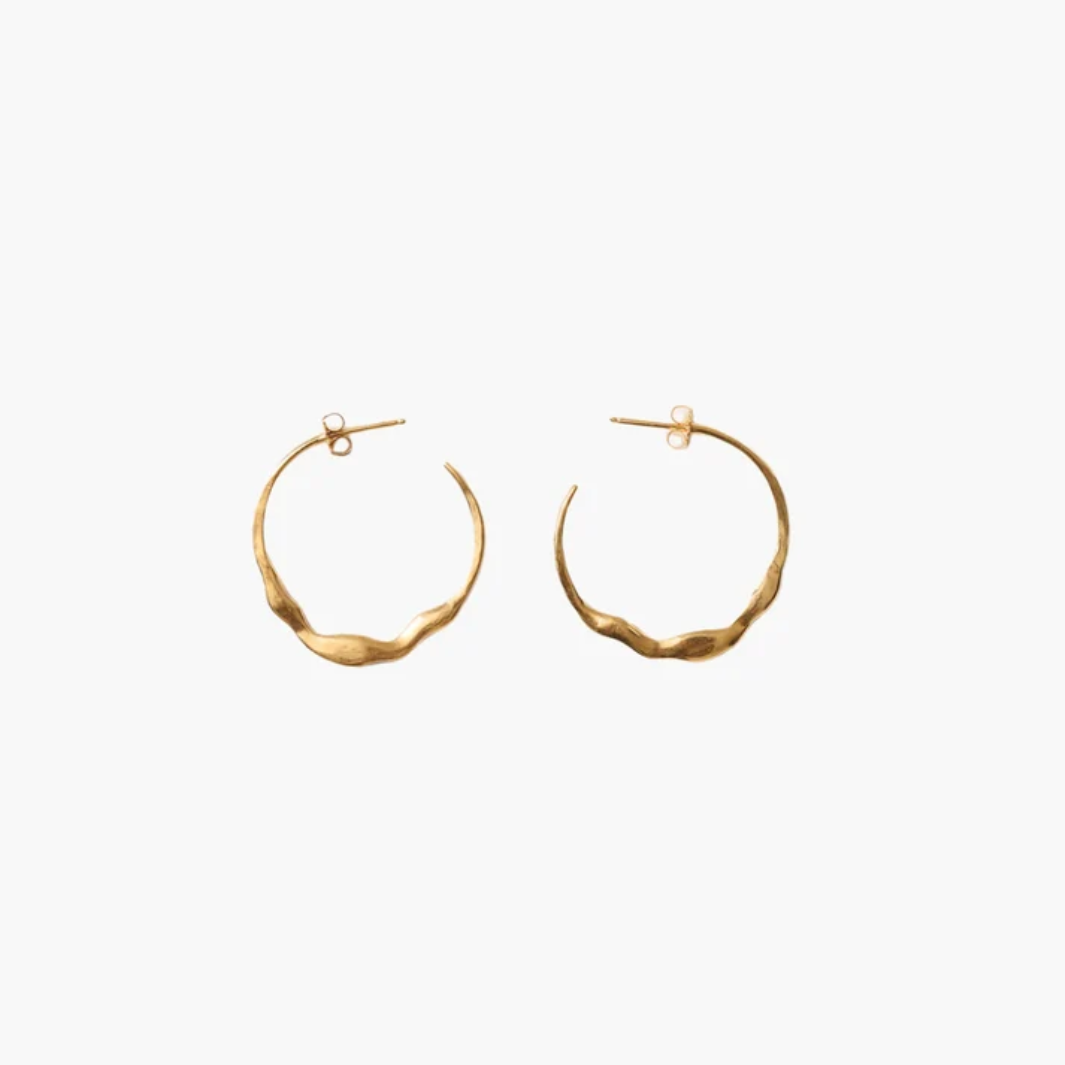 Chan Luu Crescent Hoop Earrings at Romi Boutique