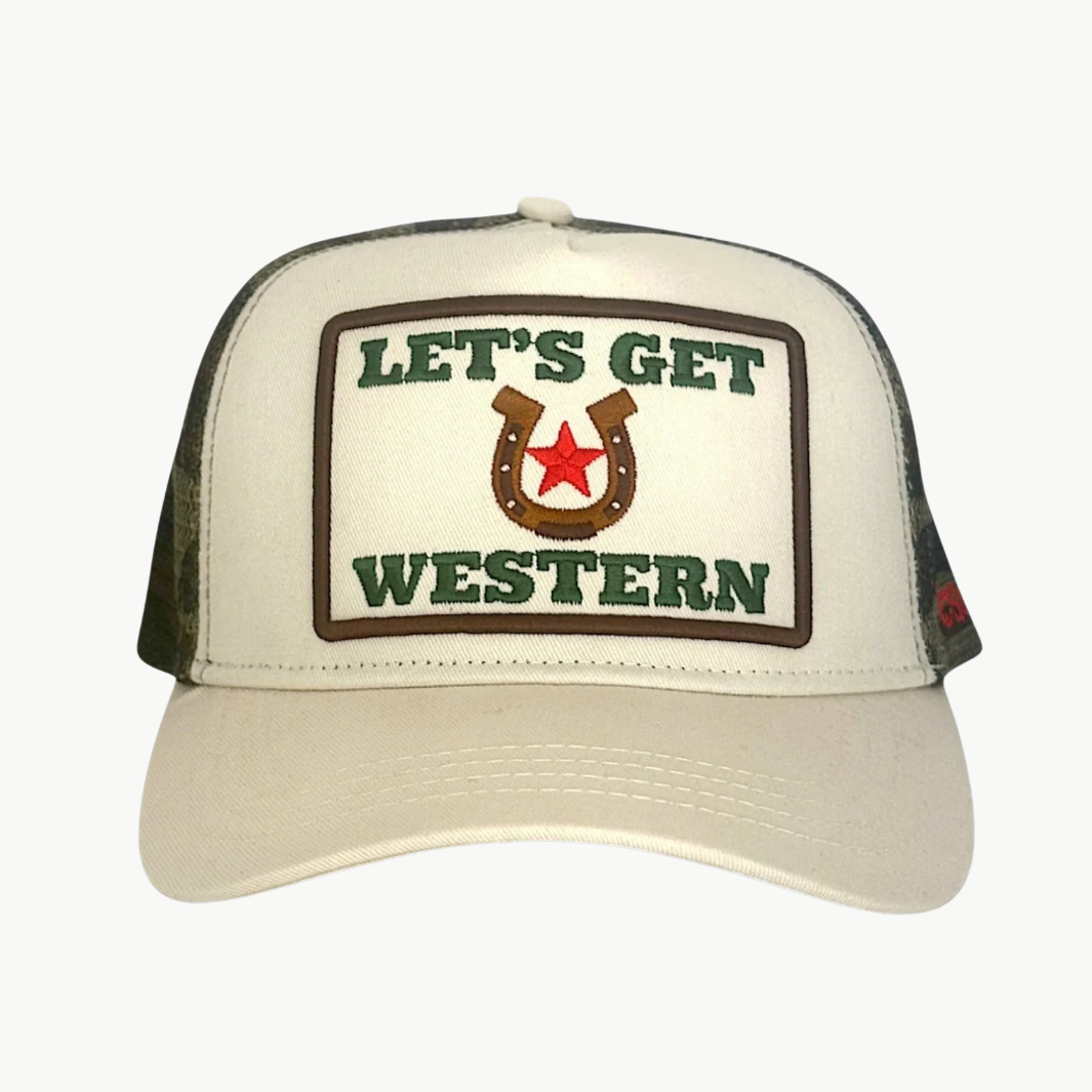 Let's Get Western Trucker Hat