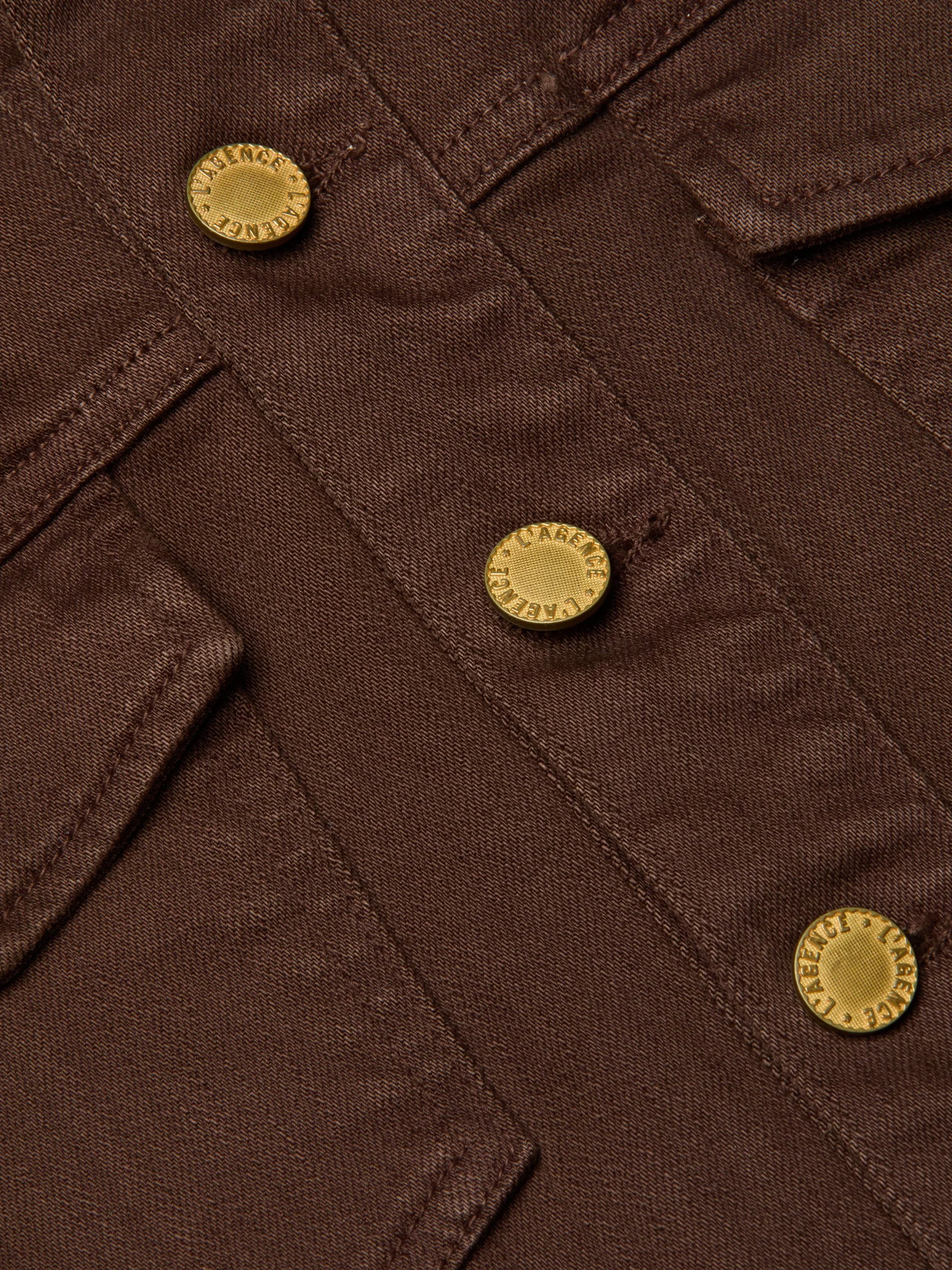 KODA FRINGE JEAN JACKET IN BROWN