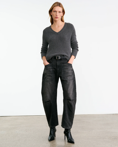 SHON JEAN IN STONE BLACK WASH