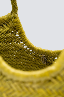 NANTUCKET BASKET BIG IN BAMBOO GREEN