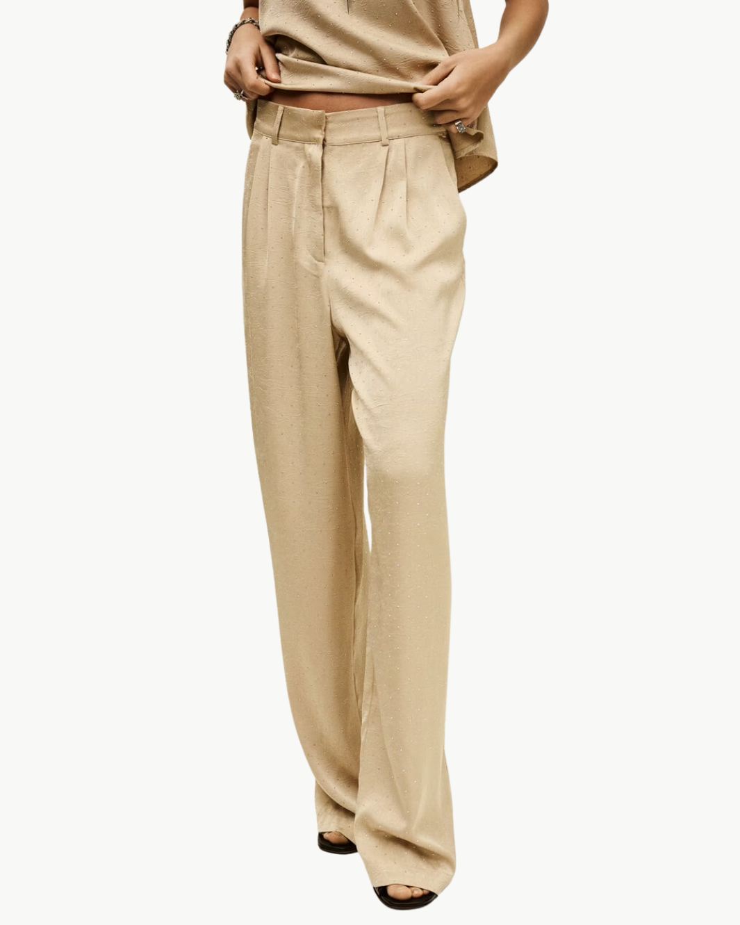 DELOY PANTS IN CHAMPAGNE