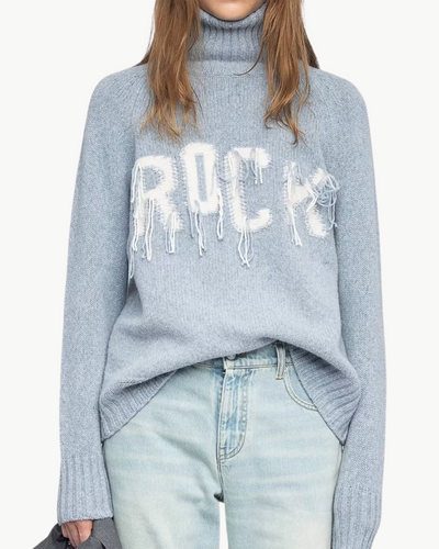 MORA WOOL SWEATER IN LIGHT BLUE