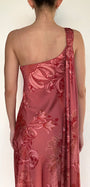 Hemant & Nandita ONE SHOULDER SASH DRESS at Romi Boutique