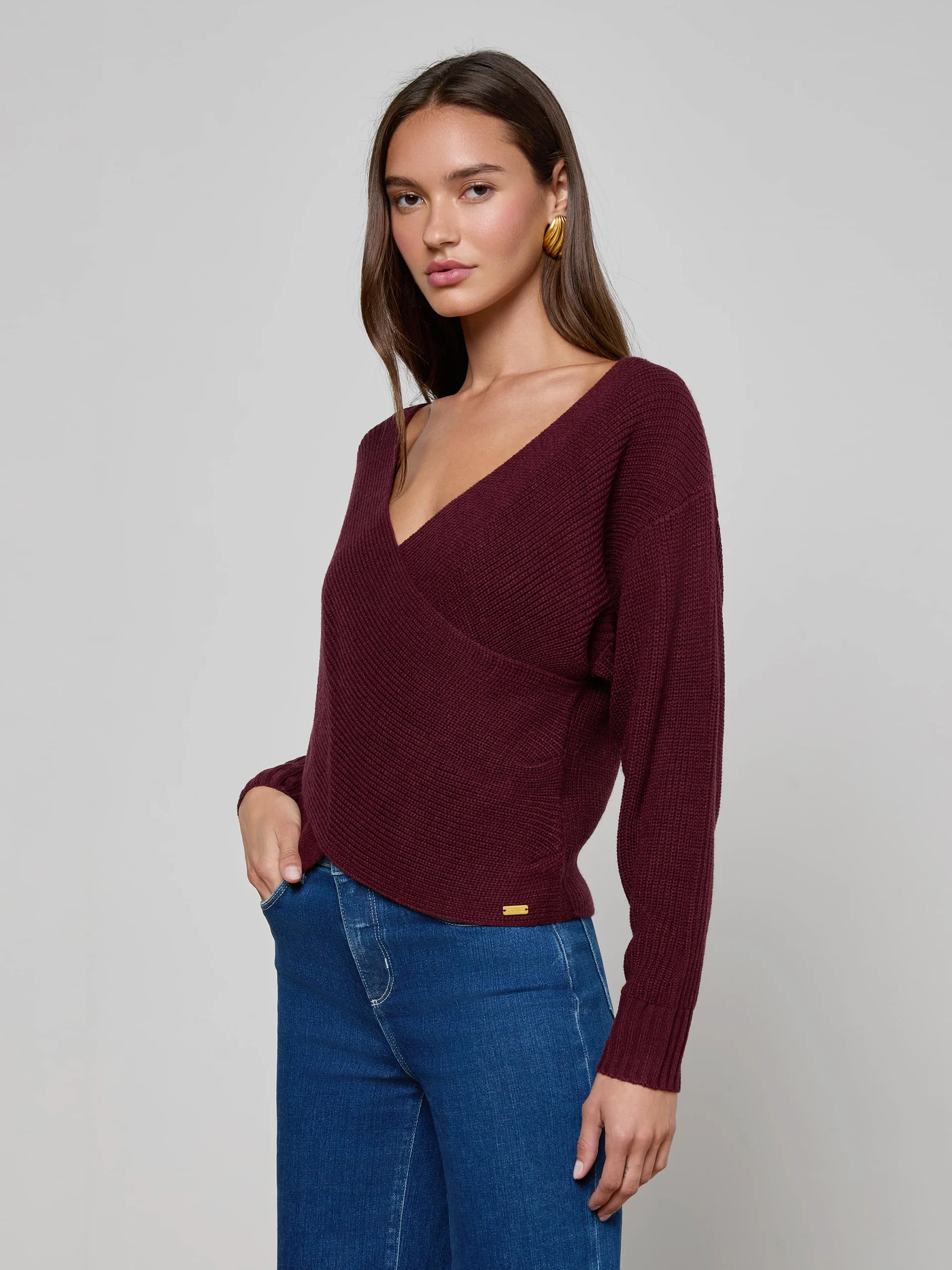 ANTONELLA SURPLUS PULLOVER IN DARK PORT