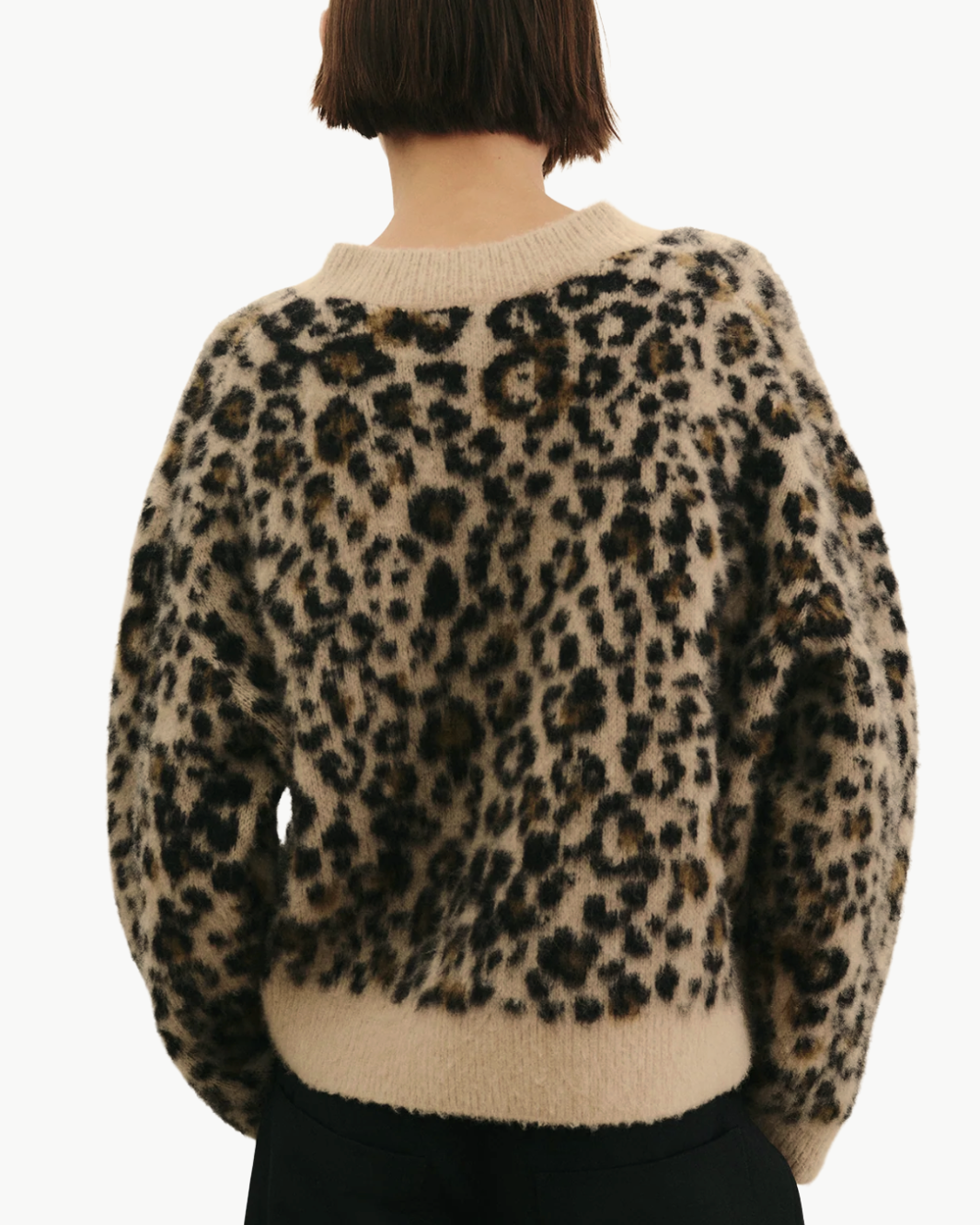 ZAMIRA SWEATER IN CAMEL LEOPARD - Romi Boutique