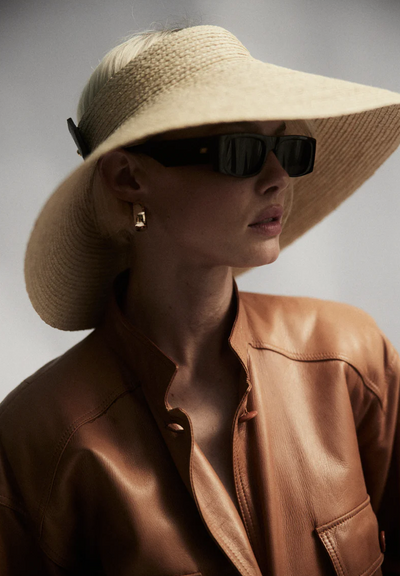BIRDIE VISOR IN NATURAL
