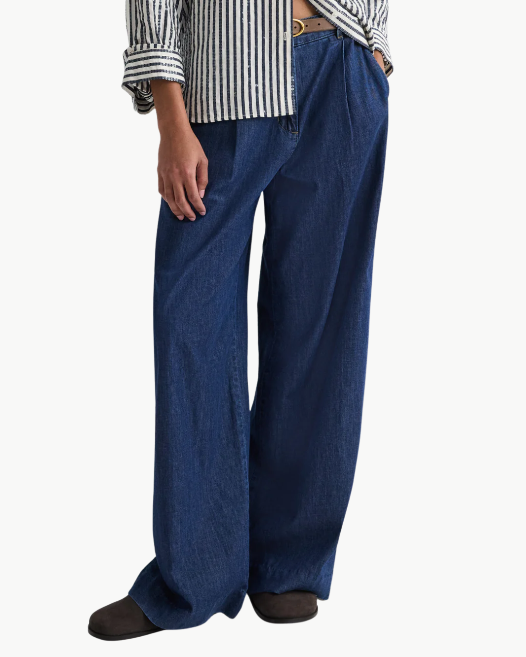 HUDSON ST. PANT IN DARK STONE