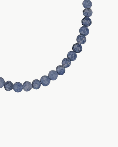 SKINNY SEMIPRECIOUS BRACELET IN CHARCOAL