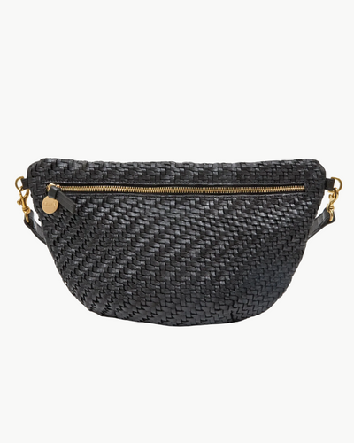 GRANDE FANNY WOVEN ZIG ZAG IN BLACK